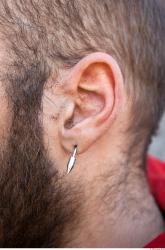 Ear Man White Piercing Jewel Athletic